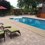 Paver patio and pool