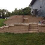 Retaining Wall with Stairs