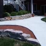 Chilton dry stack stone wall